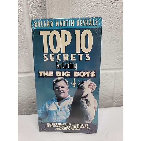 Bass Fishing Roland Martin Reveals Top 10 Secrets For Catching The Big Boys(VHS) - Picture 1 of 6
